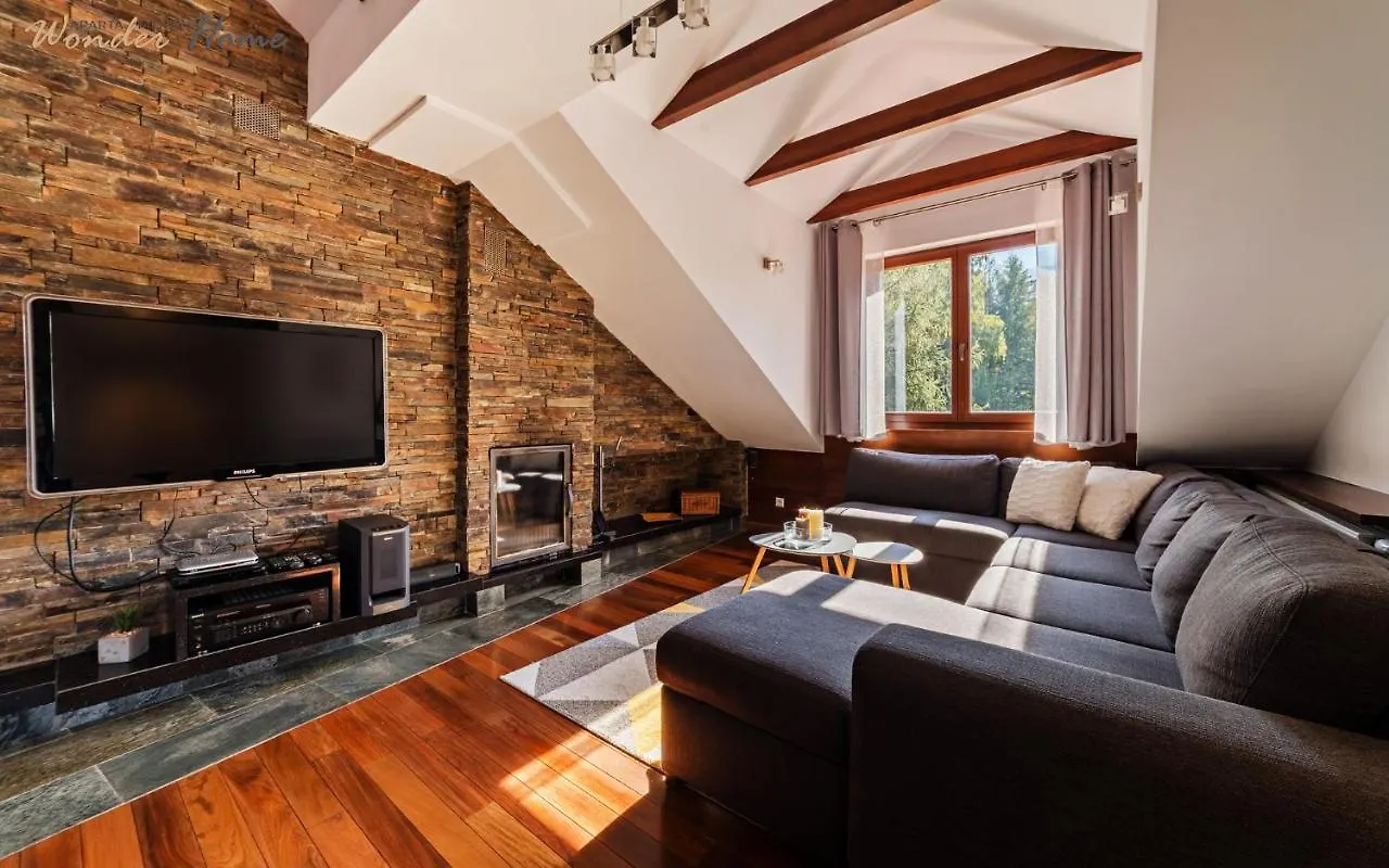 Wonder Home - Apartament Cud Malina Z Kominkiem, Klimatyzacja I Widokiem Na Karkonosze, Blisko Centrum, Stoku, Restauracji, Aquaparku Karpacz Poland